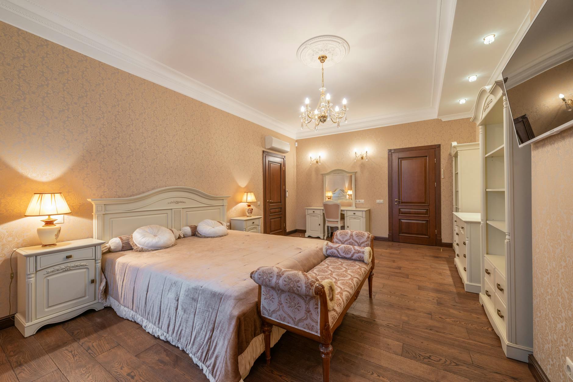 Pic of an expensive bedroom set that hurts savings.